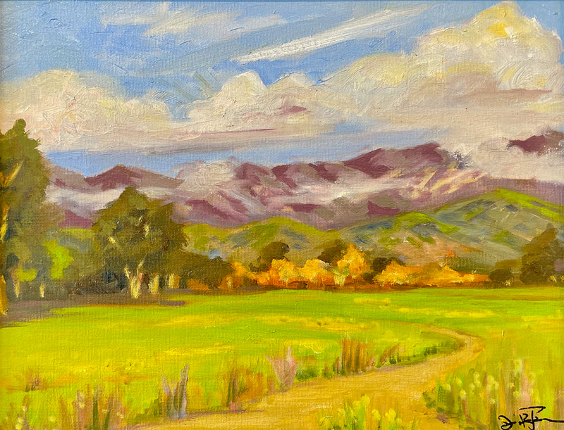 41 Joan Russell Price Springtime on Bluffs oil 600