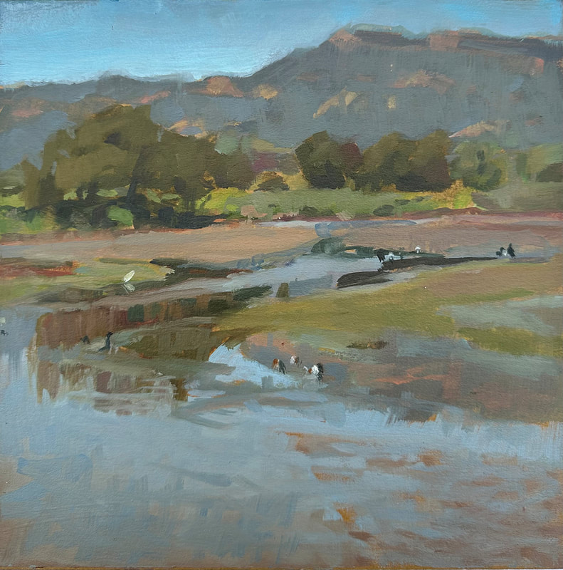 03 Rebecca August Northern Shovelers in the Slough oil 600