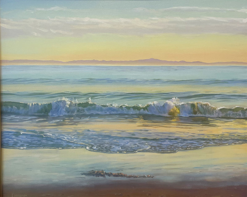 10 Karen Fedderson Butterfly Beach Evening I oil 3250