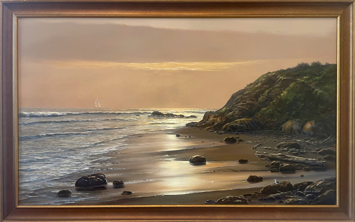12 Michael Harvan Evening Glow (Carpinteria)  oil 4850
