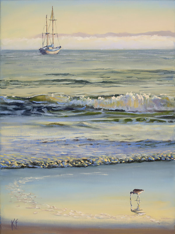 15 Karen Fedderson A Bird and a Boat oil 1100