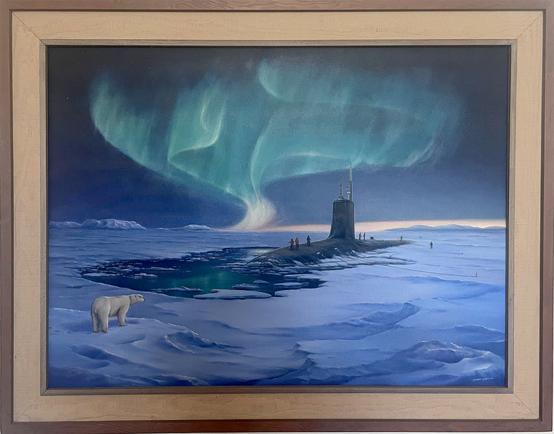 19 Michael Harvan Polar Encounter oil 10000