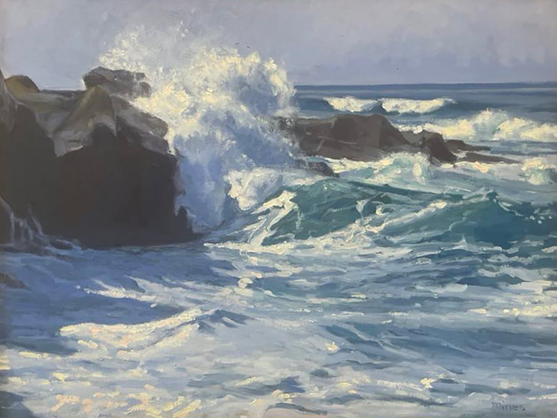 26 Laurel Mines Malibu Waves  oil  3000