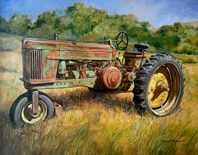 41 John  Wullbrandt Tractor on the Chismahoo acrylic 4000